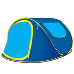 Nologo Durable Camping Tent Outdoor 2-3 People Automatic Pop-up Tent Ultralight Portable Sun Protection Waterproof Travel 105 * 240 * 180cm,Easy to Install