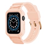 Apple Watch Series 10 42mm Adventure Skal + Armband rosa