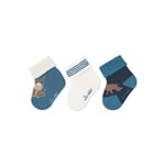 Sterntaler Baby strumpor 3-paket Rhino Medium Blue