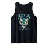 Thai Boxing Power and Precision - Muay Thai and Angry Tiger Tank Top