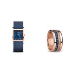 BERING Femmes Analogique Quartz Max René Collection Montre avec Bracelet en Acier Inoxydable & Verre Saphir