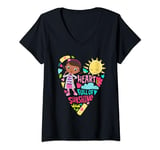 Disney Doc McStuffins Heart Full of Sunshine Girls’ V-Neck T-Shirt