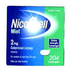 Nicotinell Mint 2mg Lozenge 204 Nicotine Lozenges Extra Strength