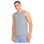 Nike M NK DF Tank Yoga Vest Mens, lt Smoke Grey/White/Black, XL