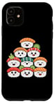 Coque pour iPhone 11 Anime Kawaii mignon pour les amateurs de sushi japonais