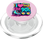 Chemise « I Love The 90s » pour homme et femme, costume de fête vintage des années 90 PopSockets PopGrip pour MagSafe