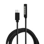 Câble USB-C / Microsoft Surface Pro 2 Power Delivery 65W Charge Rapide 1.5m Noir