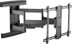 Support Murale TV 65-110"" S7564-B (165-279cm) Suspendu Orientable Inclinable Support Écran Universel Accroche Moniteur VESA 300 x 200-600 x 400 Noir