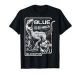 Jurassic World 2 Blue The Velociraptor Digital Sketch T-Shirt