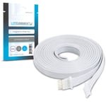 Litcessory Extension Cable for Philips Hue Lightstrip Plus (3m, 1 Pack, White - Micro 6-PIN V4)