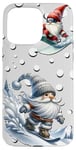 iPhone 15 Pro Max Snowboarding Accessories For Women And Men Cool Winter Gnome Case