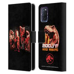 OFFICIAL JURASSIC WORLD FALLEN KINGDOM KEY ART LEATHER BOOK CASE FOR OPPO PHONES