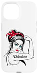 iPhone 15 Female Detectives Rosie The Riveter Pin Up Girl Case