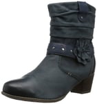 Jana Tomala-B-1K-1 8-8-25305-21, Bottines Classiques Femme - Bleu - Blau (Navy 805), 40 EU