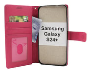 New Standcase Wallet Samsung Galaxy S24 Plus 5G (SM-S926B/DS) (Hotpink)