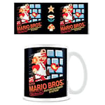 Pyramid International Super Mario (NES Cover) Official Boxed Ceramic Coffee/Tea Mug, Paper, Multi-Colour, 11 x 11 x 1.3 cm