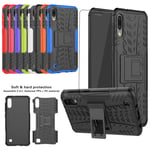 For Samsung Galaxy A10 Sm-a105f Tough Shockproof Phone Case Cover + Screen Glass