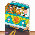 STAR CUTOUTS SC1357 Scooby Doo Mystery Machine Cardboard Cutout Van Stand-in Perfect for Theme Parties, Fans and Events 134cm Tall, Solid, Multicolor, Regular