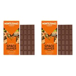 Montezuma's Space Hopper, 35% Cocoa, Milk Chocolate With Orange, Gluten Free, 90g Bar (Pack of 2)