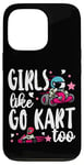 iPhone 13 Pro Go Kart Racing Girl Female Toddler Girls Like Go Karts Too Case