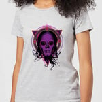 Harry Potter Death Mask 2 Neon Women's T-Shirt - Grey - S