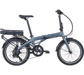 Falcon Compact Electric Folding Bike - Blue & Black, Black,Blue