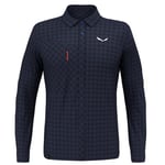 Salewa T-Shirt Brand Model Puez Dry M L/S Shirt Navy Blazer