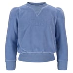 ella&il KIDS Mango velour sweater – light blue - 5-6år