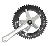 Miche Primato Advanced Track Fixed Gear Crankset 172.5mm Silver and Black 