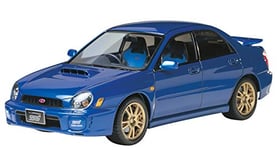 TAMIYA TAM24231 Subaru 24231 1:24 Impreza WRX STi-Faithful Replica, Making, Plastic, Crafts, Hobby, Gluing, Model kit, Assembly, unpainted, Mittel