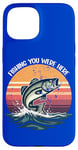 Coque pour iPhone 15 Vintage Fishing You Were Here : des jeux de mots qui accrochent le cœur de papa