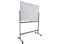 Mobil Whiteboard 1800X1200 Mm Grå Stel