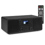 Avola DAB+ Digital Radio and CD Player with Bluetooth & WiFi Internet - Black