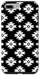 iPhone 7 Plus/8 Plus White Black Gray Tribal Monochrome Geometric Pattern Case