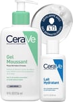 CeraVe Gel Moussant Visage - 236ml & Lait Hydratant Offert - 20ml