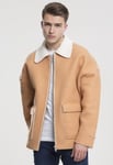 Urban Classics Sherpa jacka i mockaimitation (camel,S)