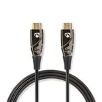 Nedis Cable HDMI Optique 2.0 avec ethernet 20m - Noir #