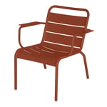 Fermob - Luxembourg Lounge Armchair Red Ochre 20 - Utomhusfåtöljer