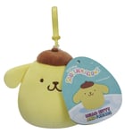 Squishmallows - 9 cm Clip-on Hello Kitty and Friends - Pompompurin