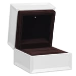 Ring Box White Engagement Ring Box Velvet For Valentines Day