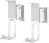 goobay 71348 Support Mural pour Enceinte Sonos One, One SL jusqu'à 3 kg, pivotant, inclinable et Rotatif jusqu'à 180° Blanc - 71348