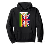 ZIM UK National Flags Patriotic Citizen Souvenir Attire Pullover Hoodie