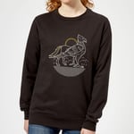 Harry Potter Buckbeak Women's Sweatshirt - Black - XXL