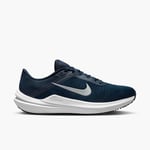 Nike Winflo 10 Men's Road Running S COLLEGE NAVY/METALLIC SILVER, storlek 40