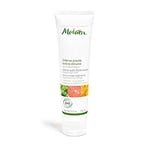 Melvita, Crème apaisante et rafraîchissante pour les pieds, enrichie en huiles essentielles de menthe et romarin, texture légère, pénètre rapidement, idéale pour pieds fatigués, 100 ml