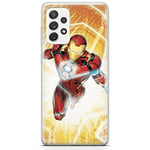 ERT GROUP Coque de téléphone Portable pour Samsung A52 5G / A52 LTE 4G / A52S 5G Original et sous Licence Officielle Marvel Motif Iron Man 007 adapté à la Forme du téléphone Portable, Coque en TPU