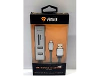 Hub Usb Yenkee Yhc 103Sr Usb C Otg Hub+Reader Yenkee