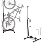 VINGO Support de sol vertical pour vélos 3 fonctions pour accrocher régler horizontalement et verticalement Porte-vélo 20 à 27.5 pouces