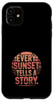 Coque pour iPhone 11 Sunset Chasers Golden Hour Photographie Scénique Coucher de Soleil Vues