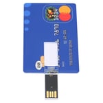 New 32GB Card Shaped U Disk Simple Unique USB Flash Drive For Data Storage File